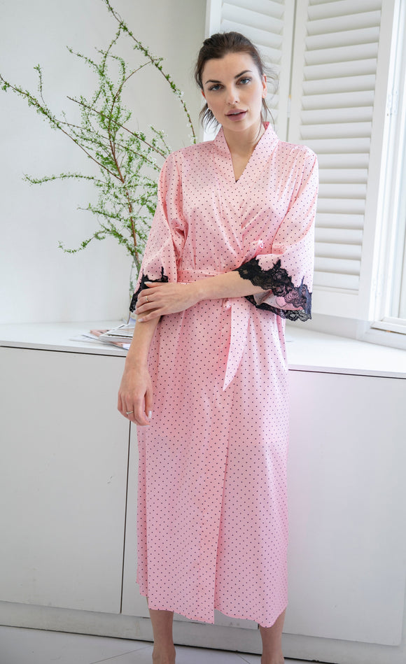 lady nightgown and robe set